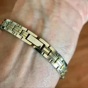 Women’s Waltham stainless steel watch is Gold/Silver with beautiful Gemstones Waltham | Accessories | Womens Waltham Stainless Steel Watch  main image 2